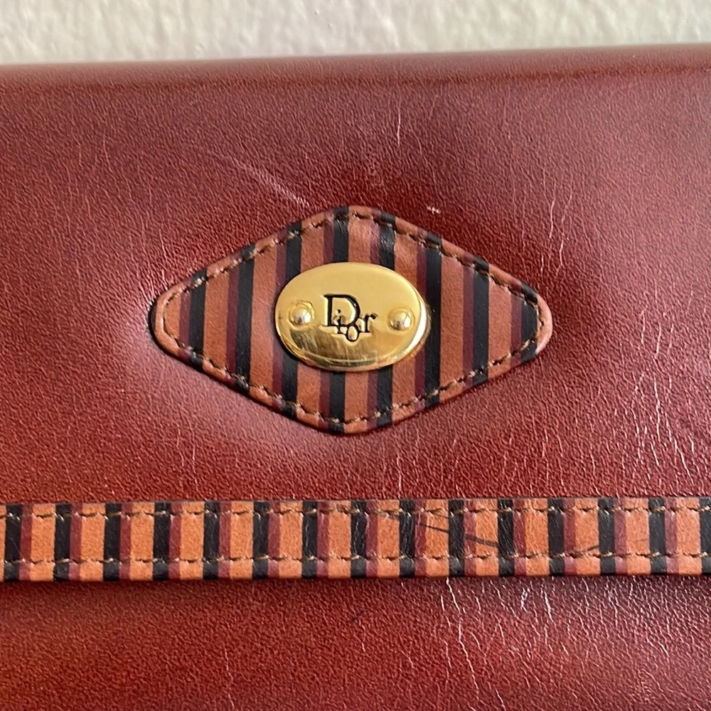 Christian Dior 90s vintage trifold wallet